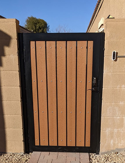 Custom Backyard Side Gate